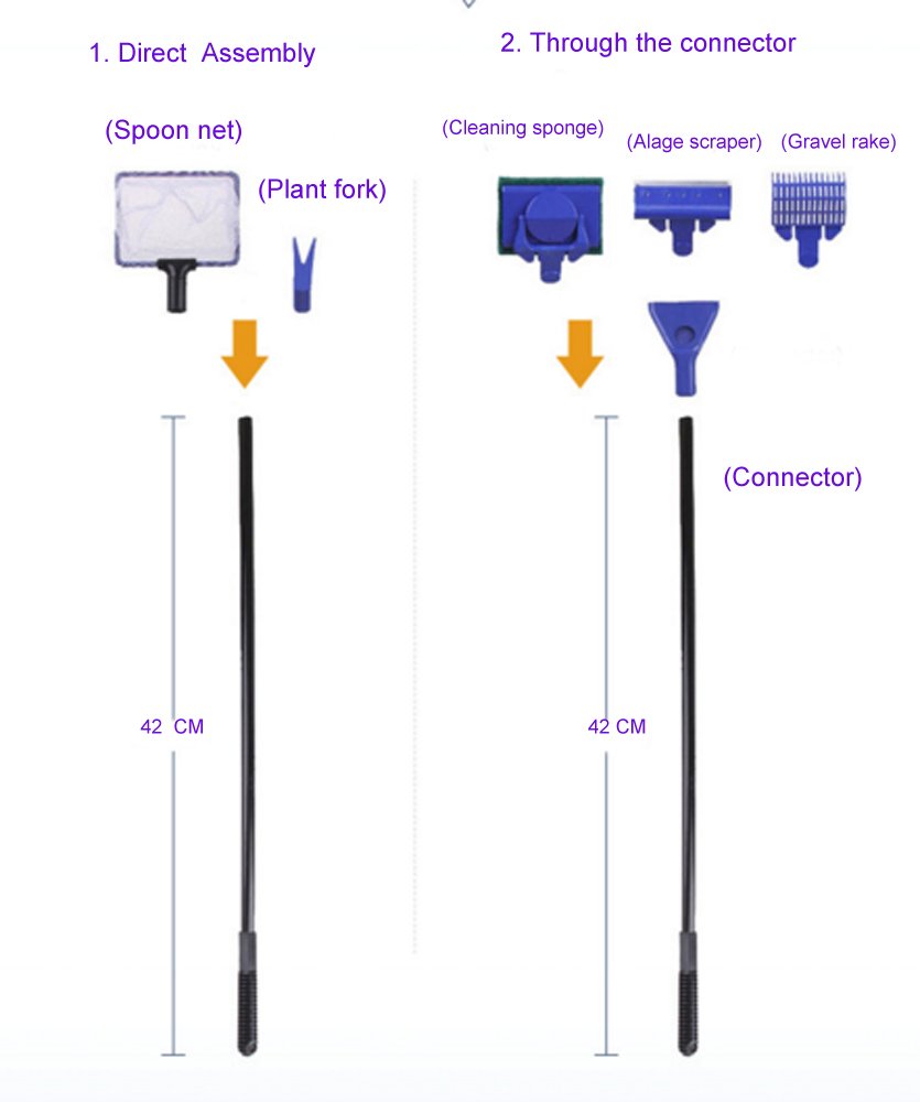 5 in 1 Aquarium Fish Tank Cleaning Kit U216