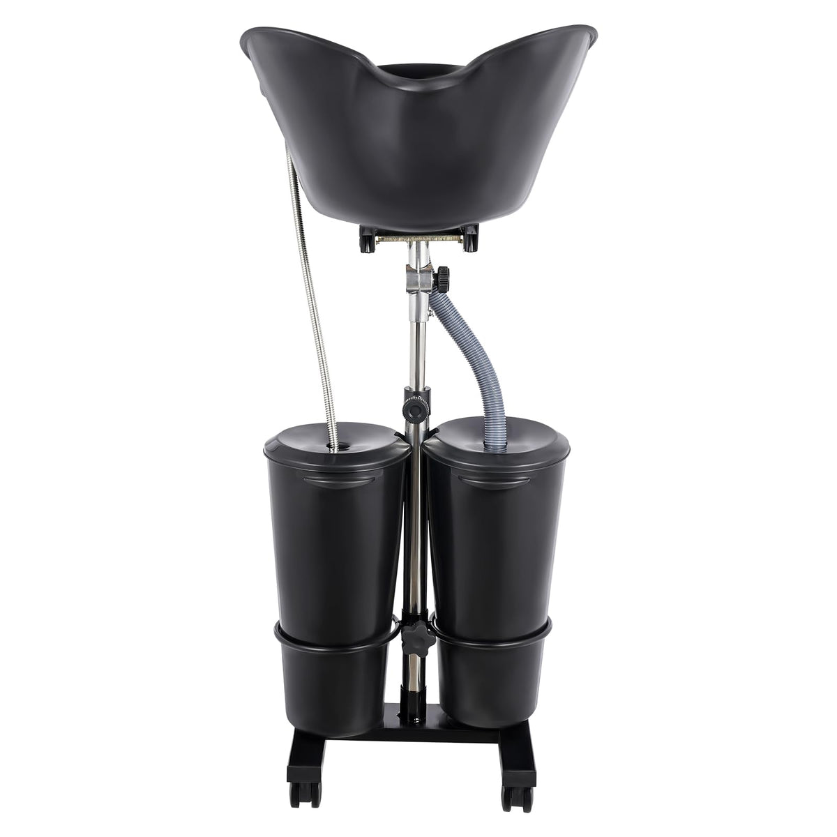 Portable Shampoo Bowl Electric Pump 2 Buckets Height Adjustable H88010