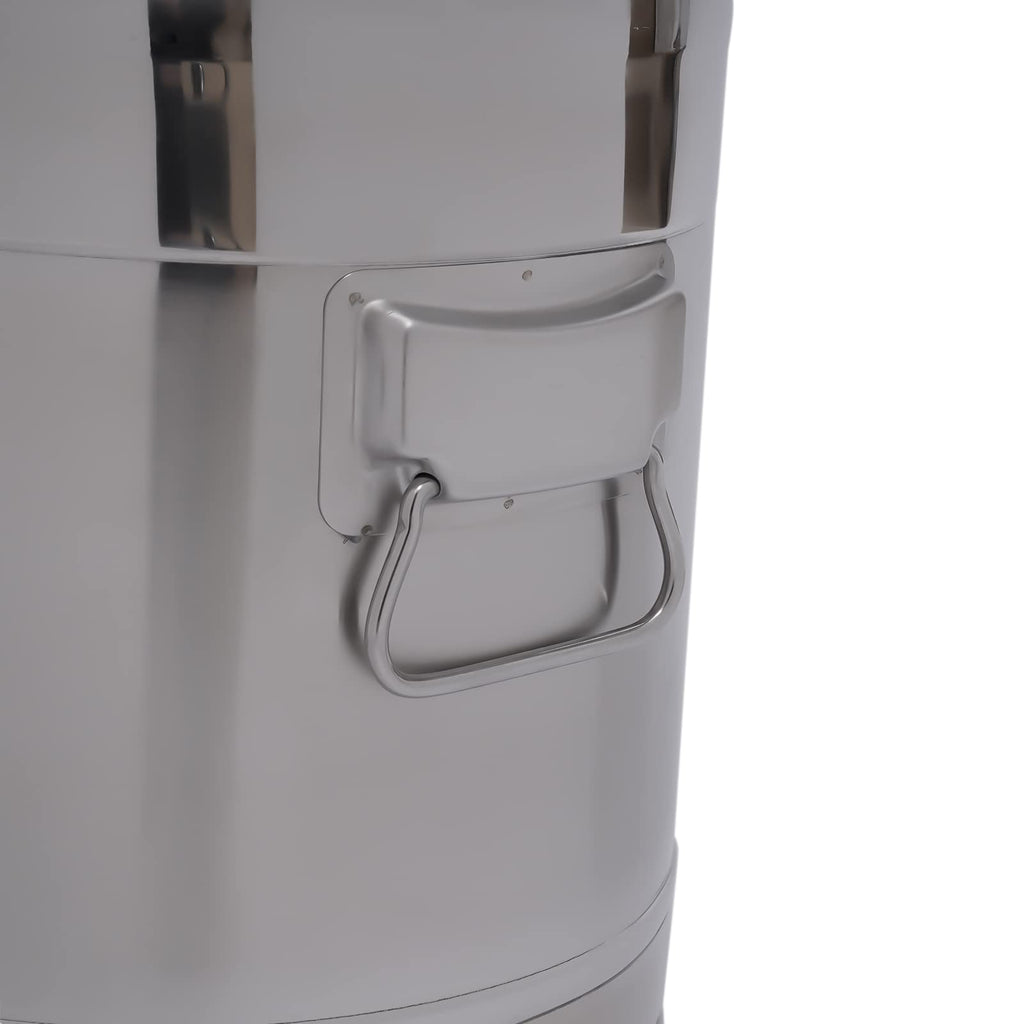 28L Stainless Steel Milk Can with Faucet & Lid Y500