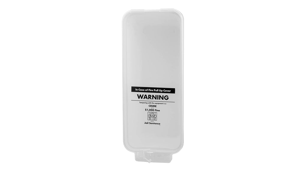 3 Pack White Wall-Mounted Fire Extinguisher Cabinet with Clear Pull-Cover U1873