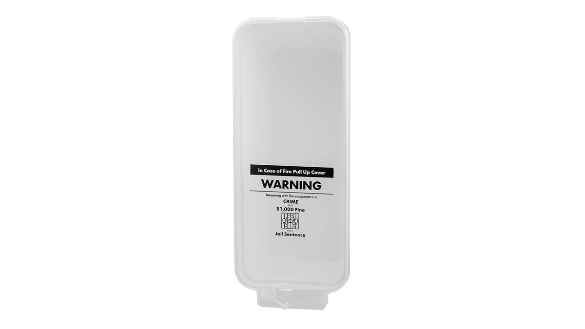 3 Pack White Wall-Mounted Fire Extinguisher Cabinet with Clear Pull-Cover U1873