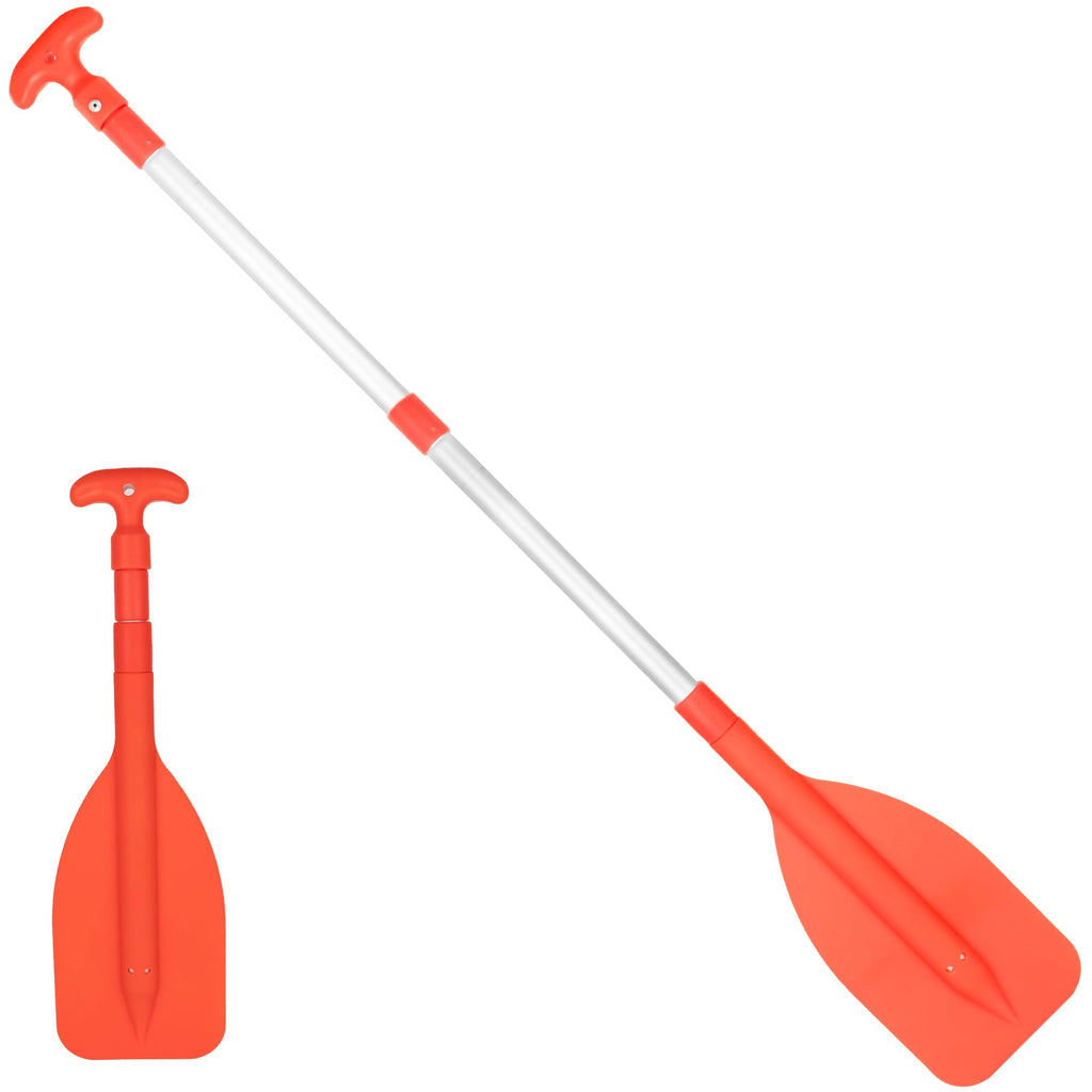 Telescoping Floating Orange Boat Paddle X3027