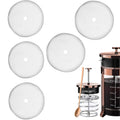 5 Pieces 3 Inch Stainless Steel Reusable French Press Filters D2693