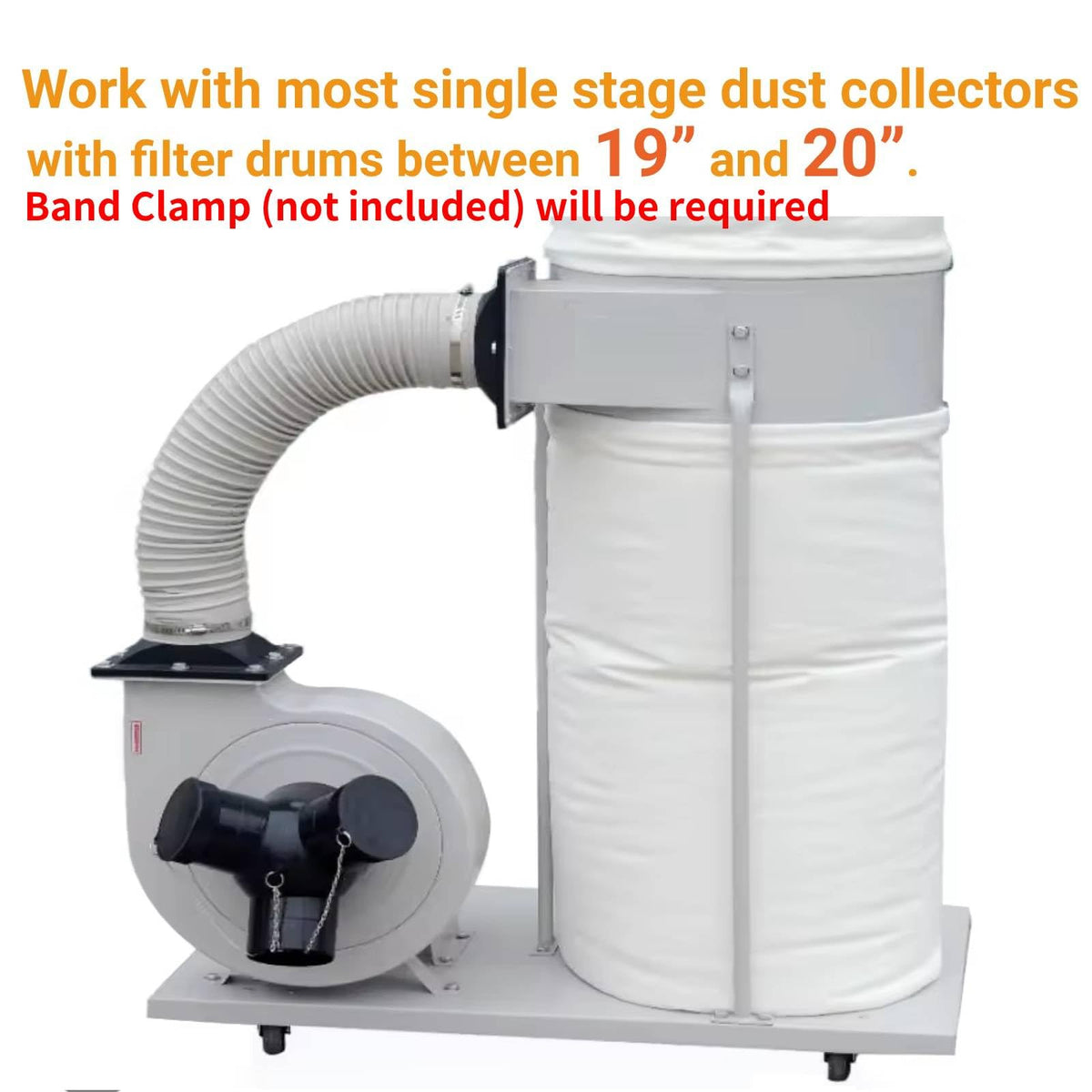 70 Gallon 30 Micron Dust Collector Bottom Bag B589807