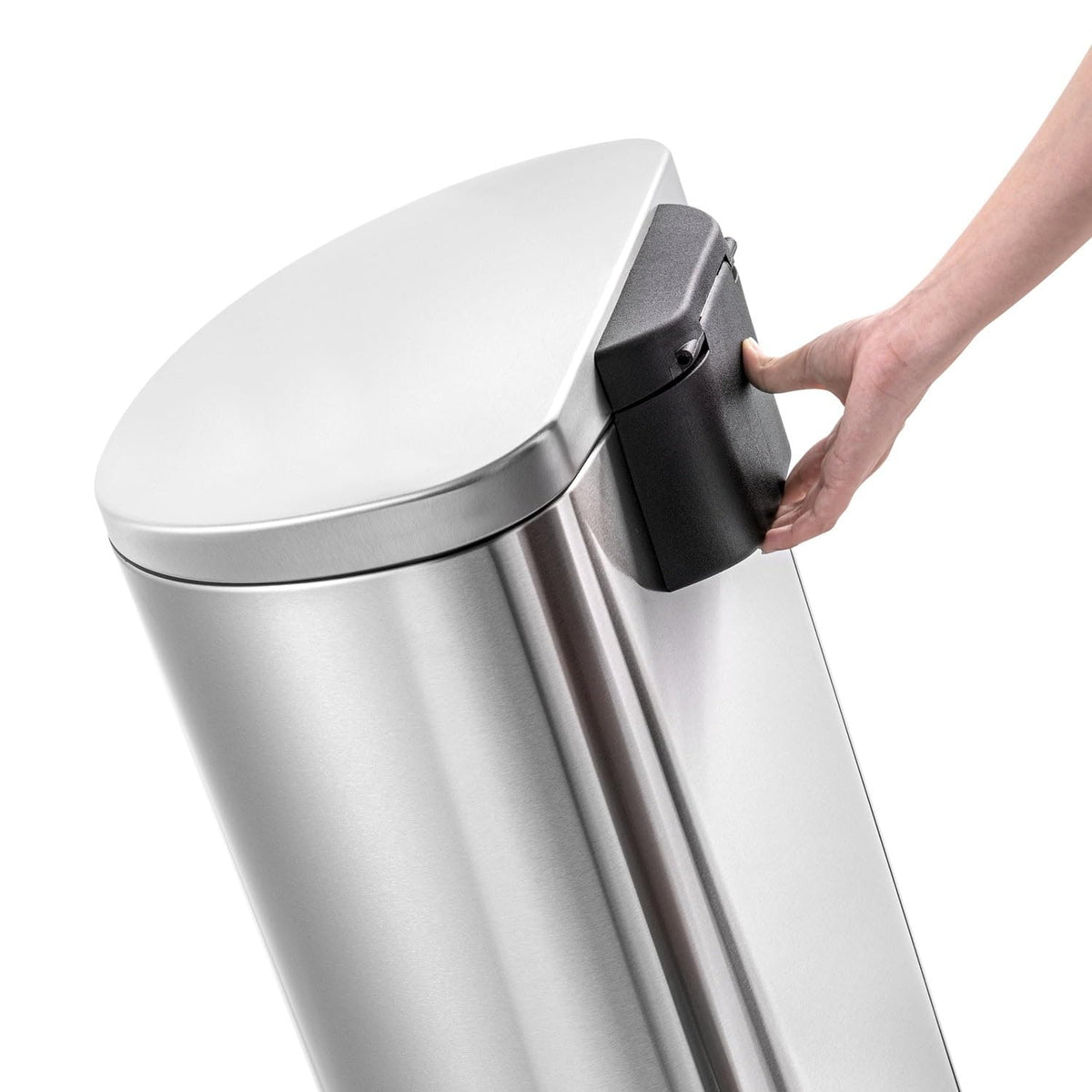 13.2 Gallon Stainless Steel Step-Up Trash Can V5085