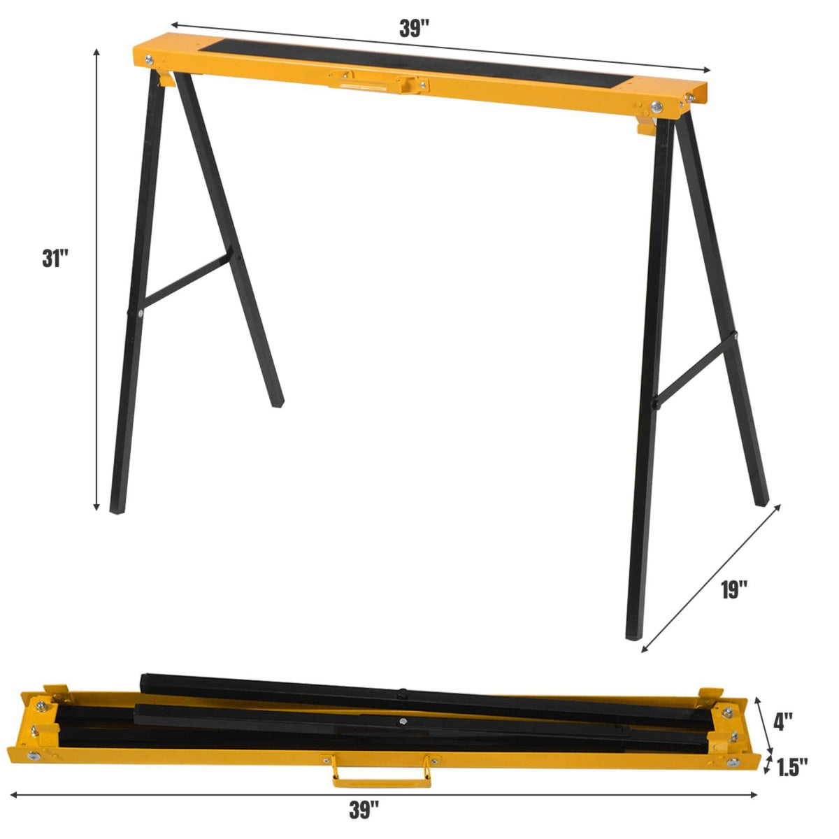 2 Pack Folding Heavy Duty Saw Horses W114