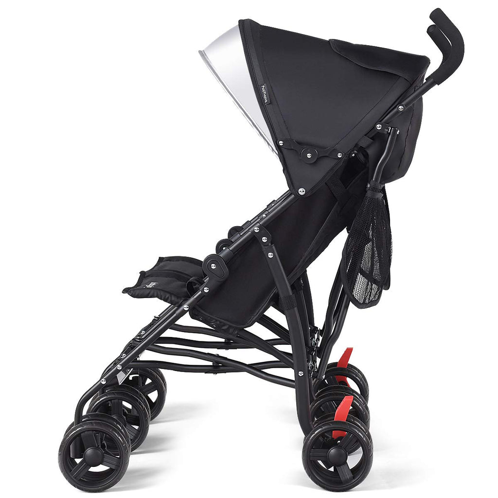 Lightweight Double Umbrella Stroller with Cup Holder and Adjustable Canopy J976