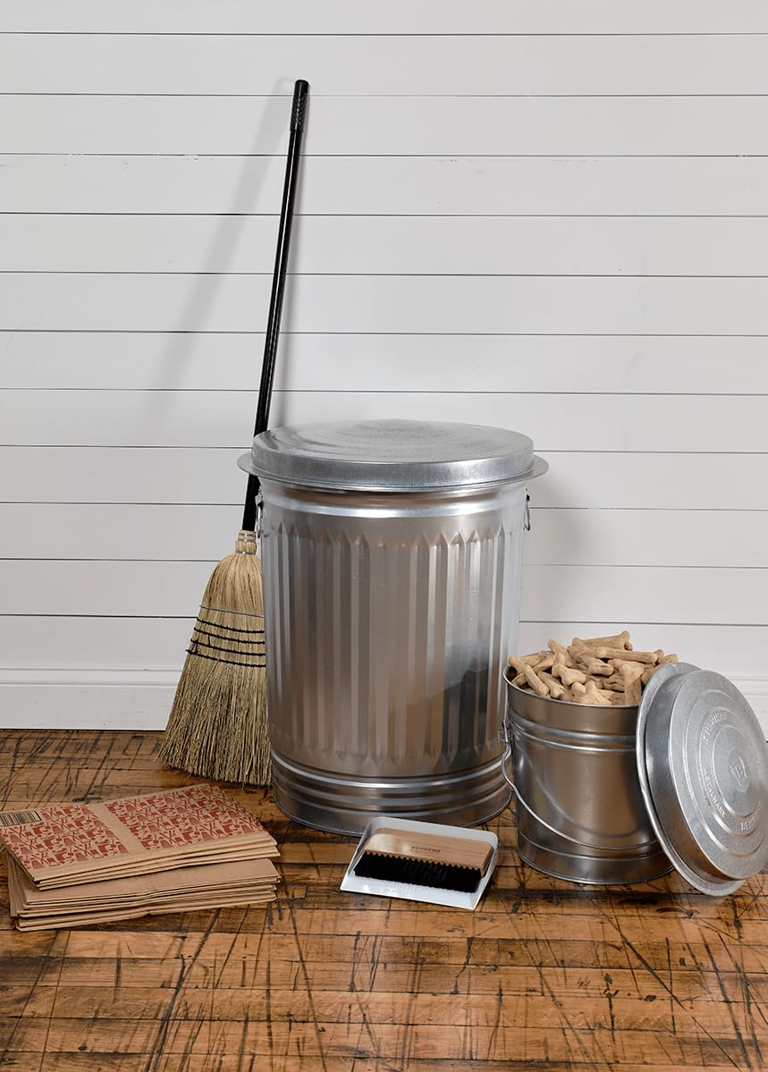 Galvanized Steel 31-Gallon Trash Can V1553