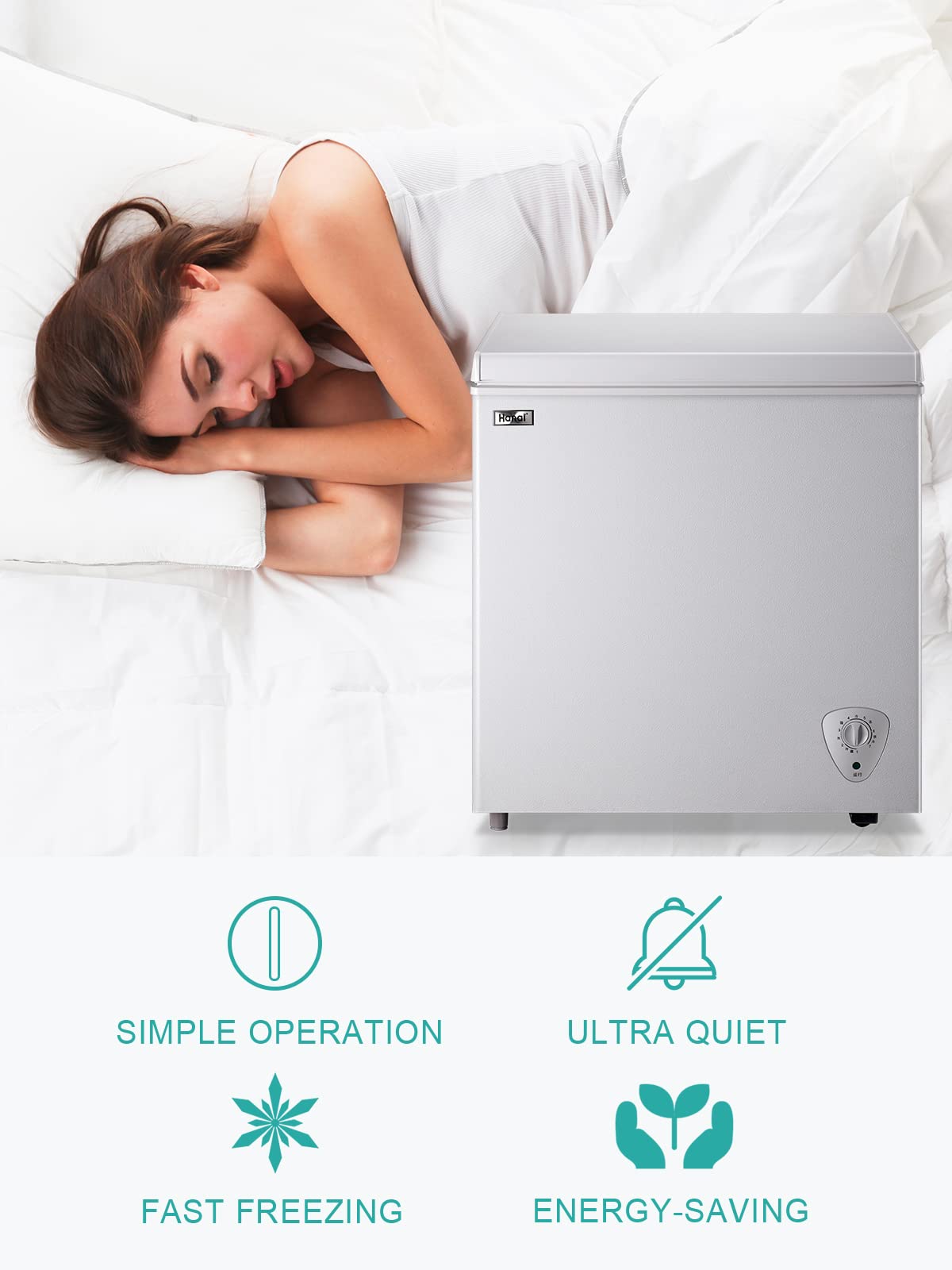 White 5.0 Cu.Ft Chest Freezer I931847