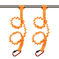 Stretchable Kayak Paddle Leash with Locking Carabiner L3534