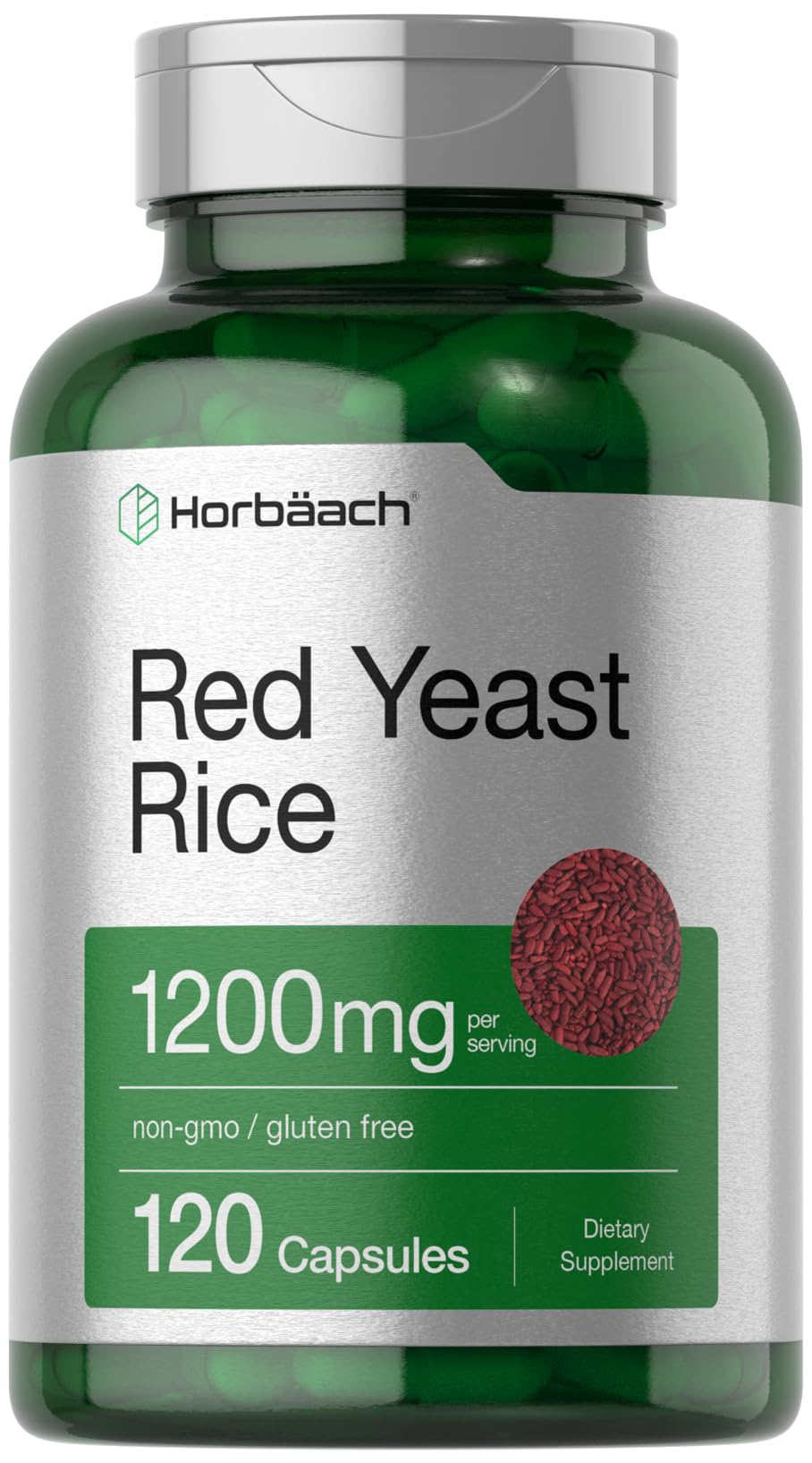 Red Yeast Rice 1200 mg 120 Capsules A867693