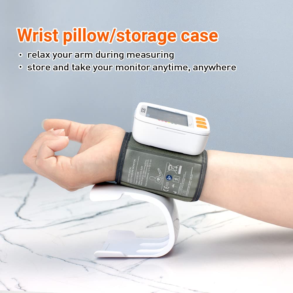 Wrist Blood Pressure Cuff with Adjustable Cuff and LCD Display K4743