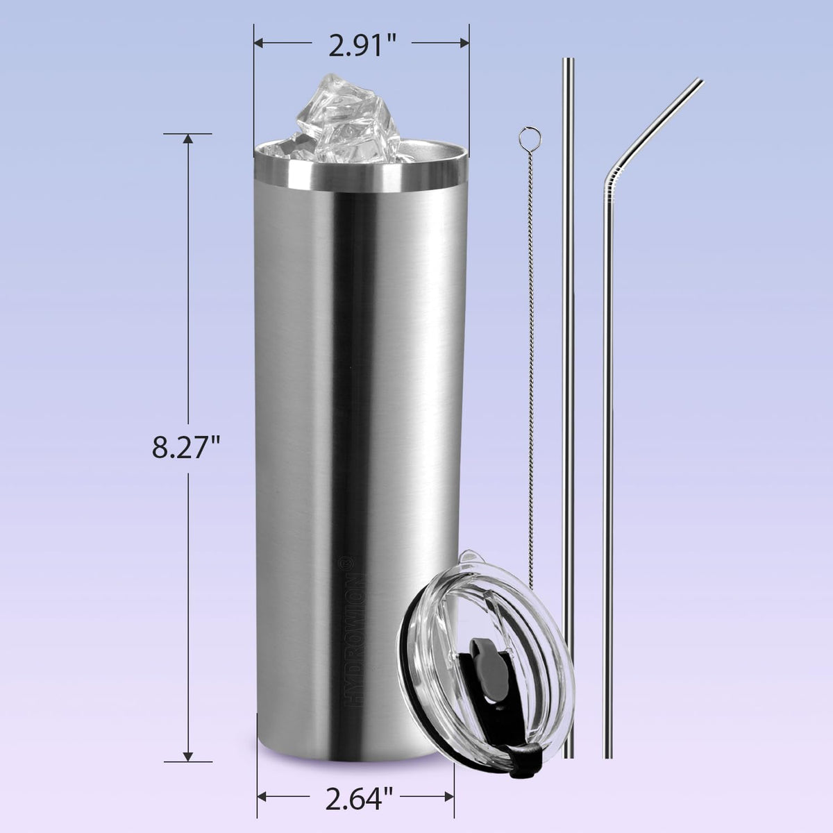 20 oz Insulated Tumbler with Straw Lid O548266