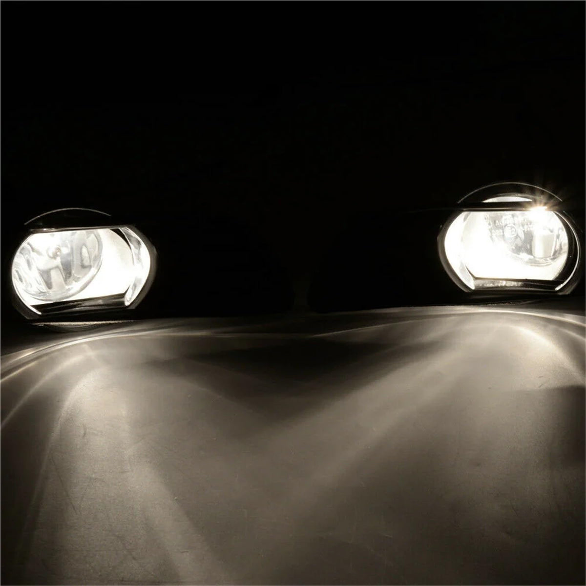 Front Bumper Fog Light Lamp LED Assembly With Switch Wiring Harness H6382