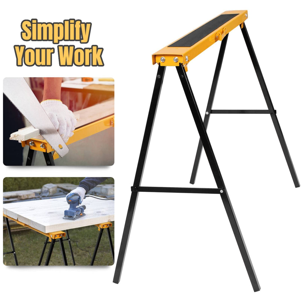 2 Pack Folding Heavy Duty Saw Horses W114