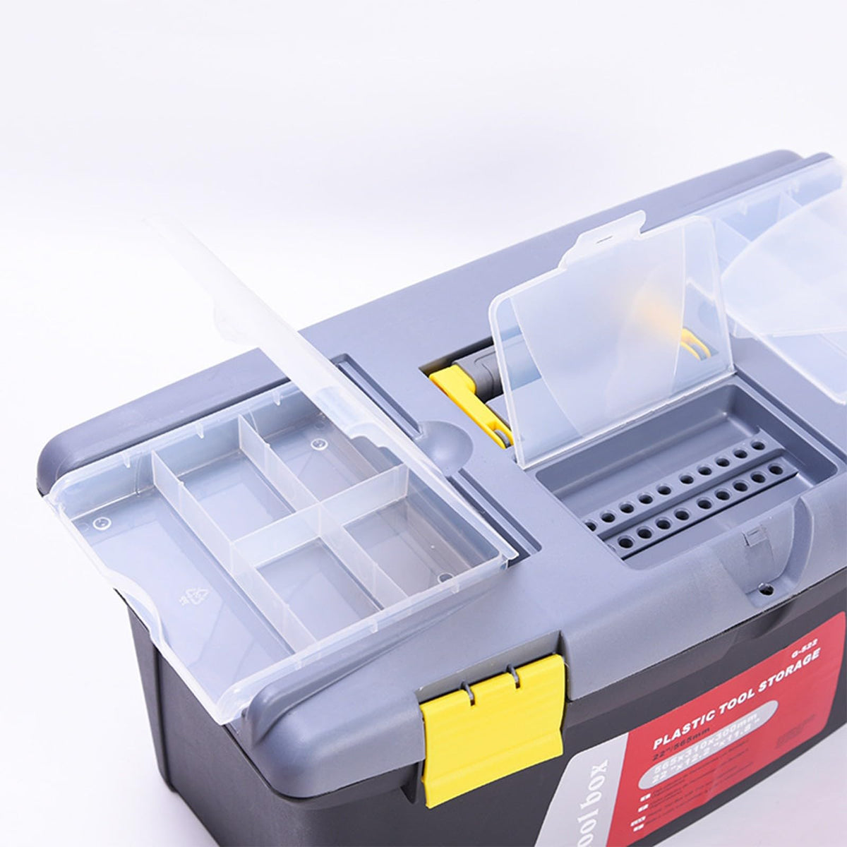 Stackable Plastic Tool Box Organizer B585