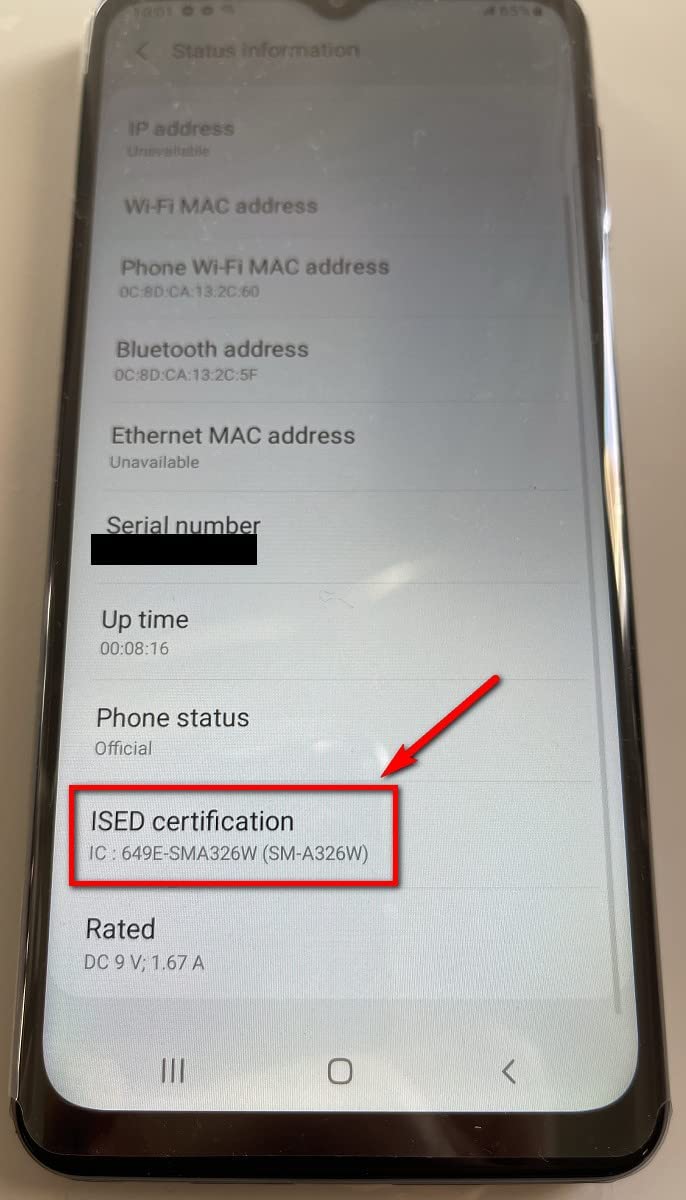 Unlocked 64GB Black Smartphone Y94523