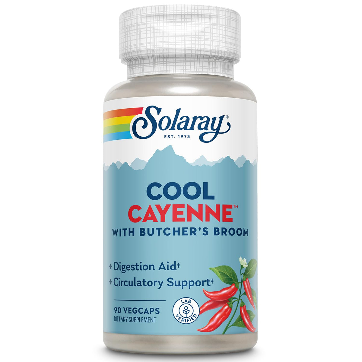 Cool Cayenne Pepper 40,000 HU 90 VegCaps P5970