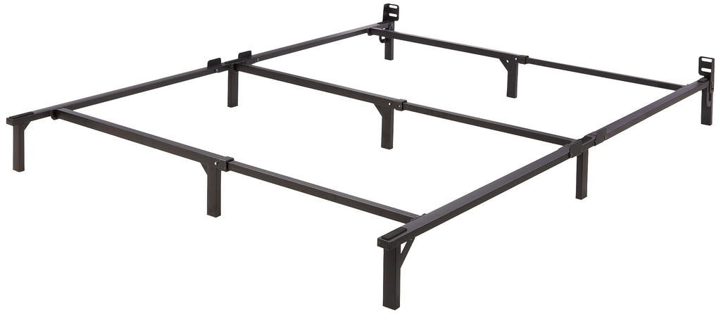 Queen Size Black Metal Bed Frame H64041