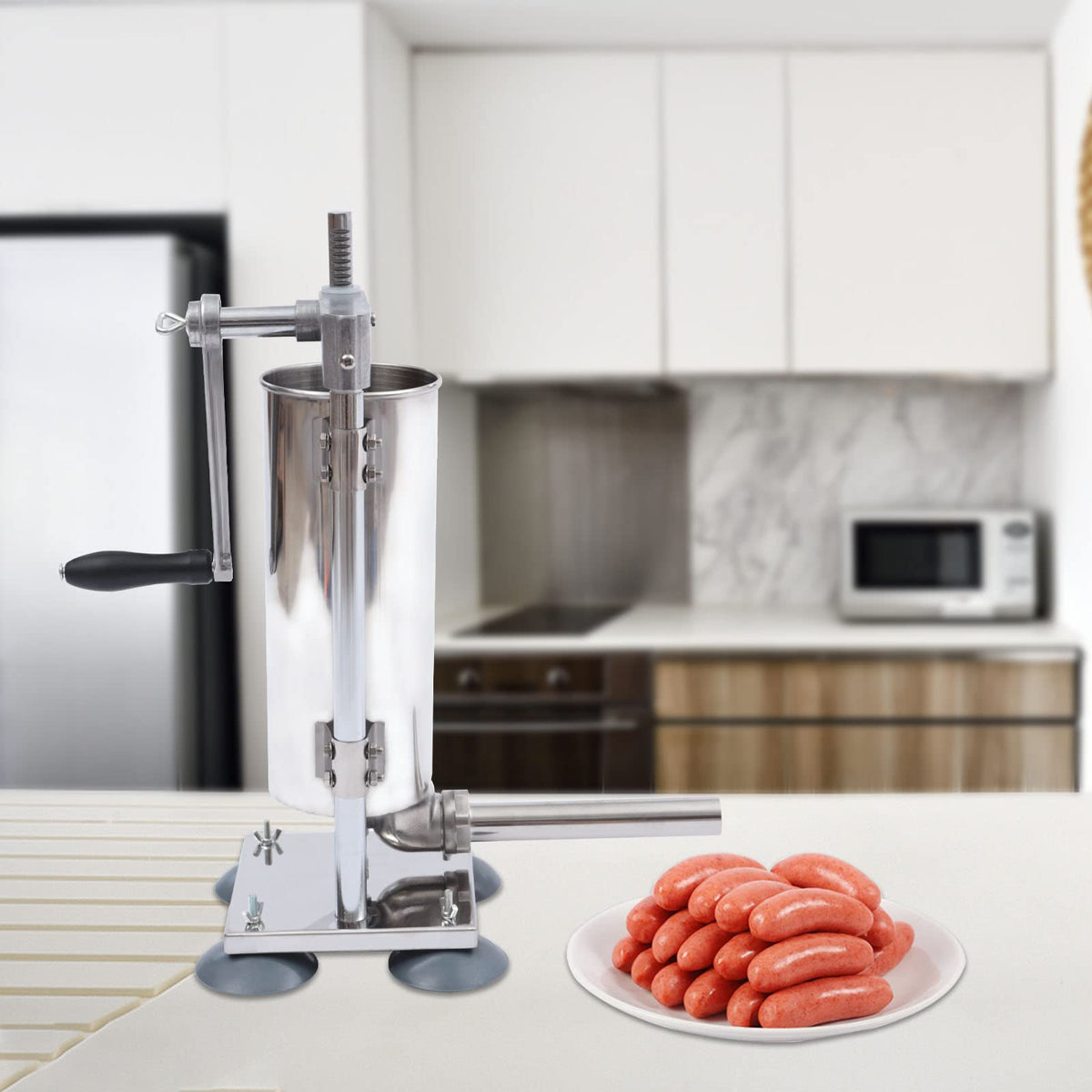 6Lb Stainless Steel Vertical Sausage Stuffer C555