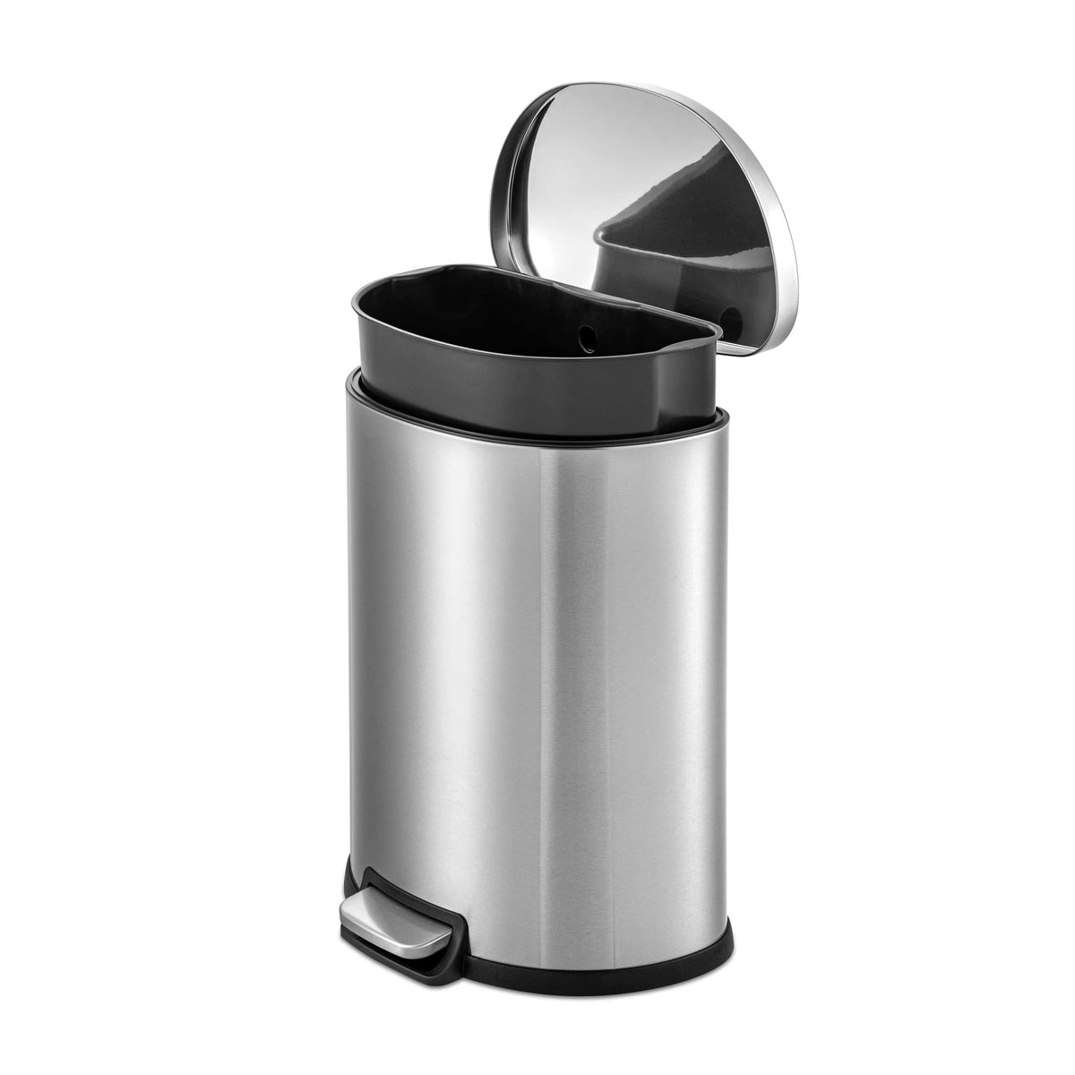 13.2 Gallon Stainless Steel Step-Up Trash Can V5085