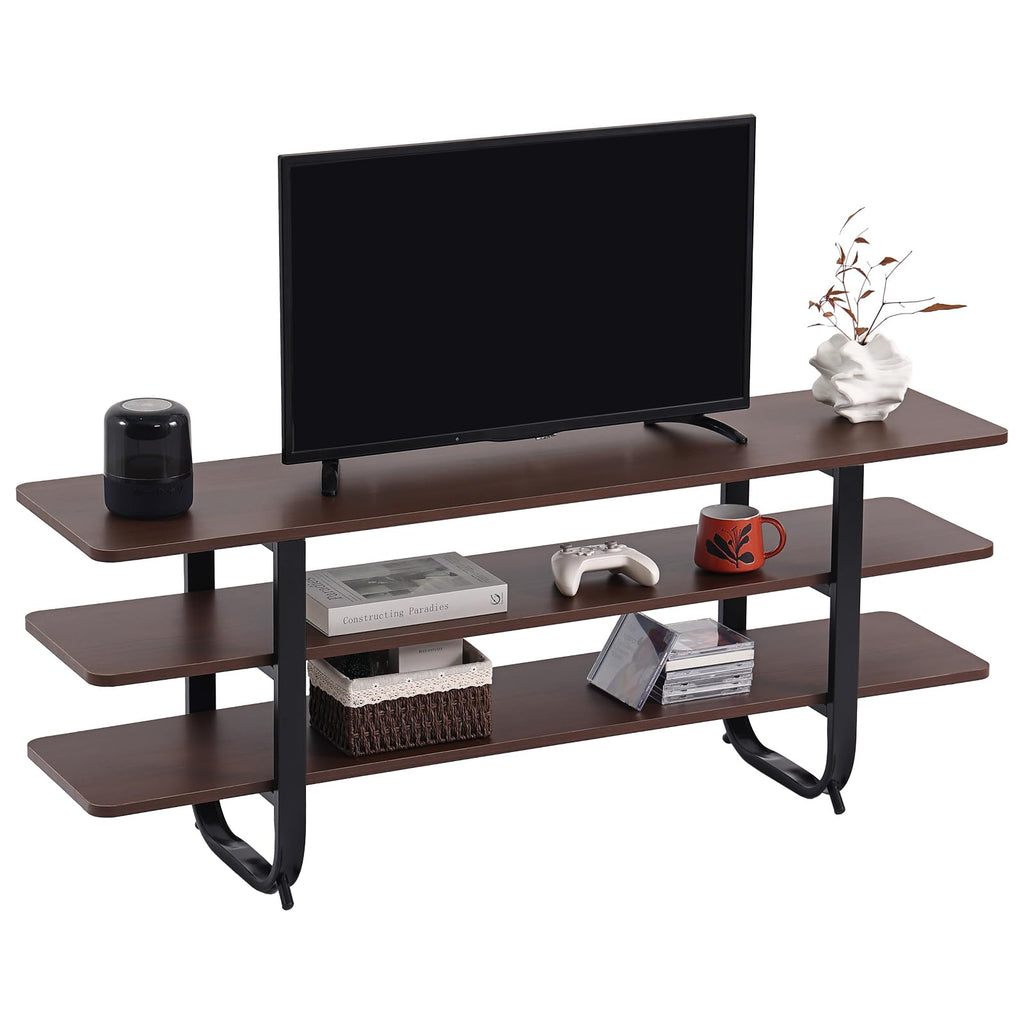 Walnut 3-Tier TV Stand B15593