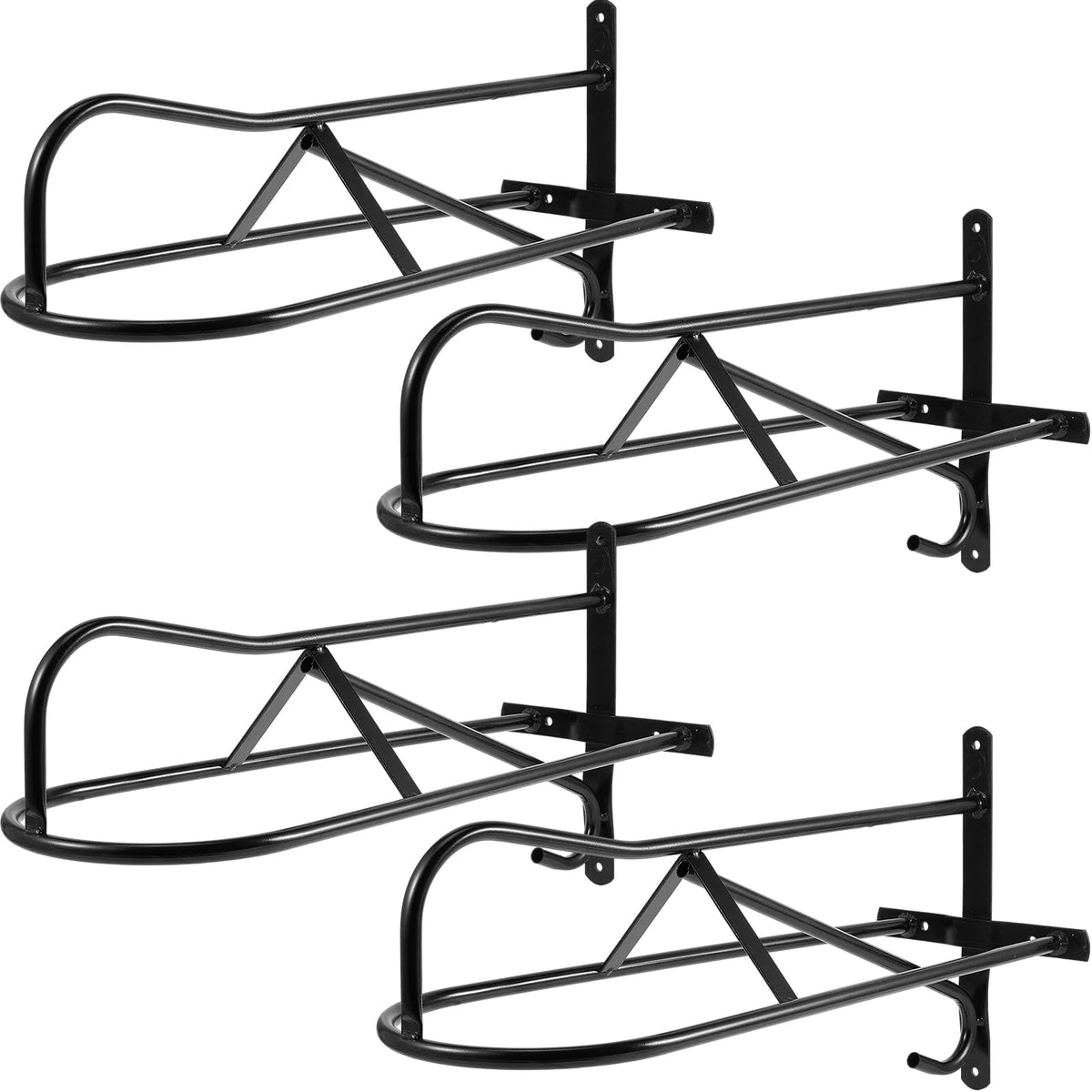 4 Sets Wall Mounted Saddle Rack G157