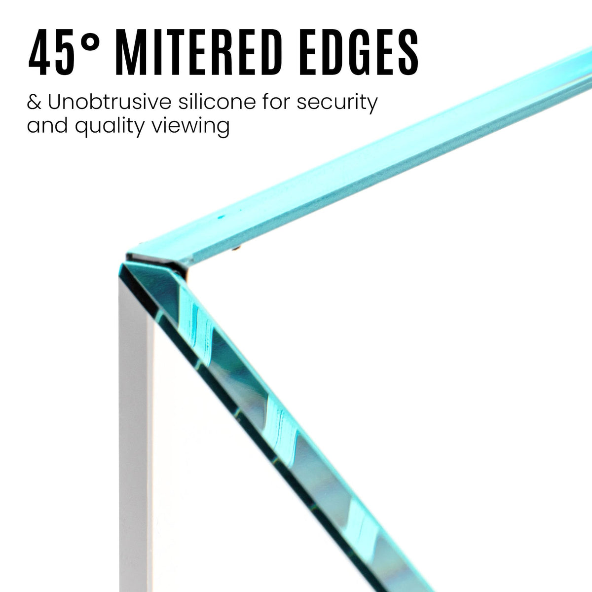 Ultra Clear Rimless Low Iron Glass Aquarium C9765