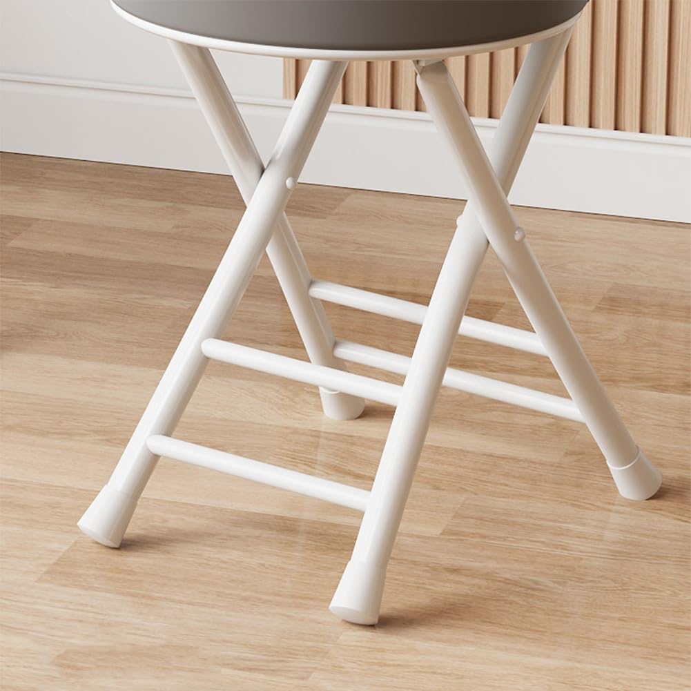 Folding Stool with Cushioned Seat and Backrest L35718