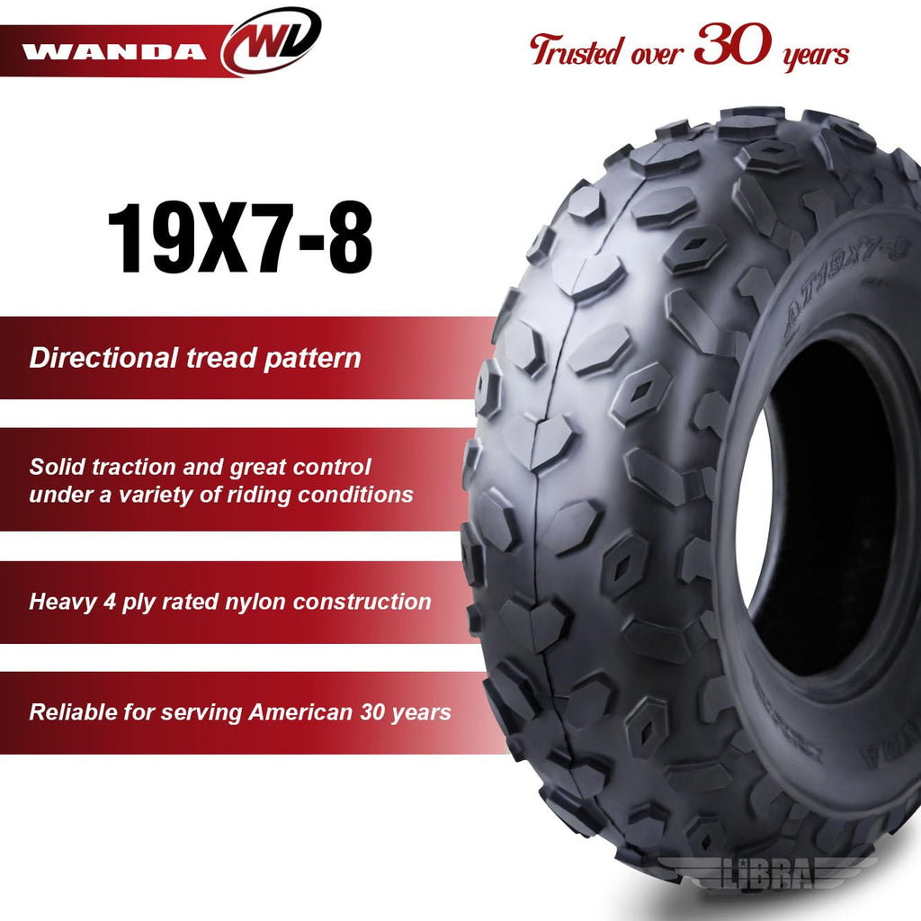2 ATV Tires 19x7-8 G8478