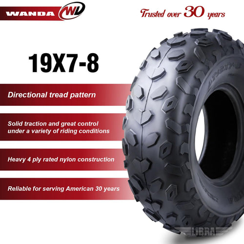 2 ATV Tires 19x7-8 G8478