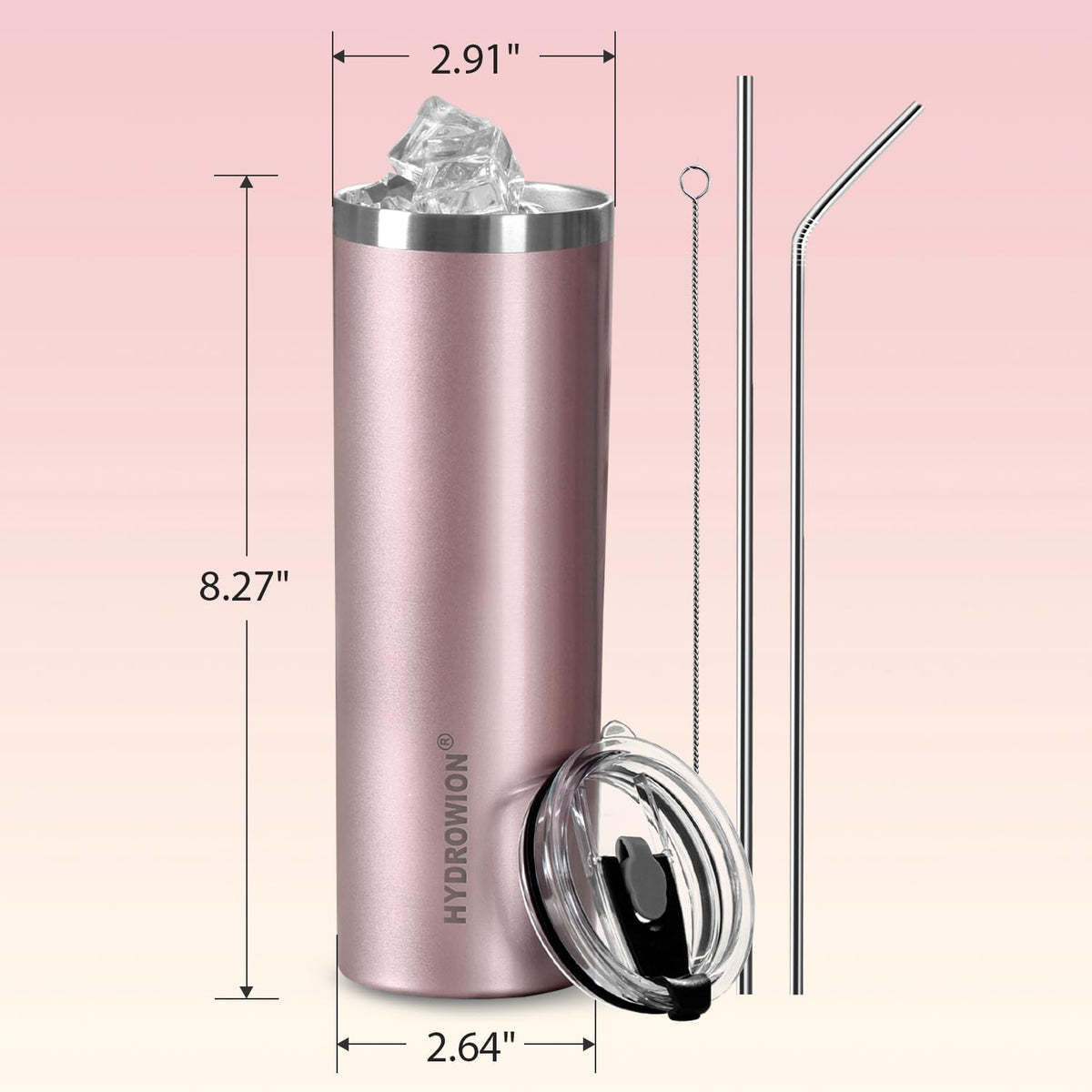 20 oz Insulated Tumbler with Straw Lid O548266