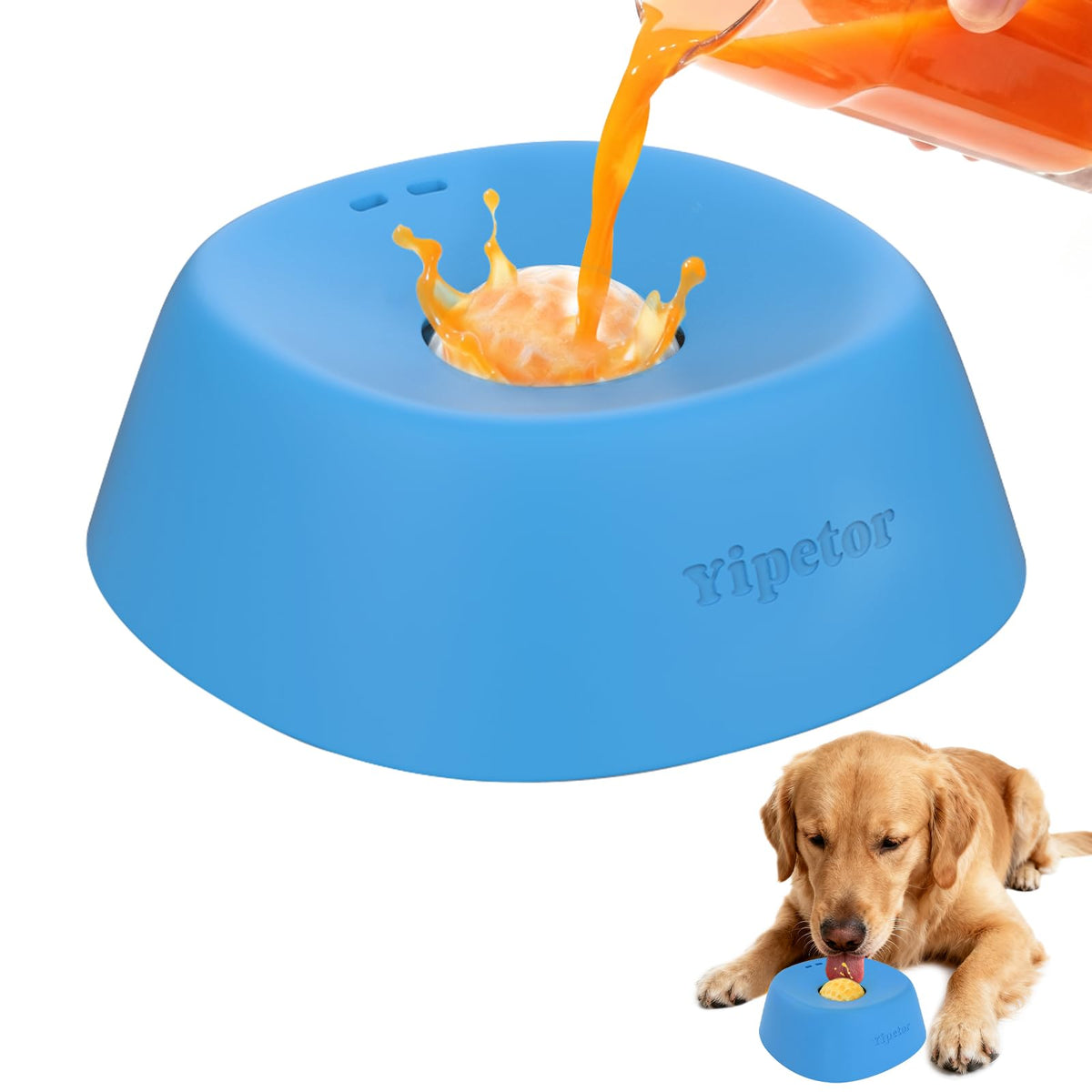 Dog Lick Bowl Slow Feeder Puzzle Toys Z67859