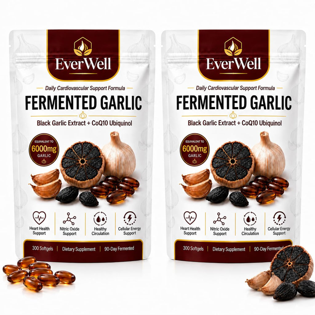 Black Garlic CoQ10 Softgels, 300 Softgels Q5916