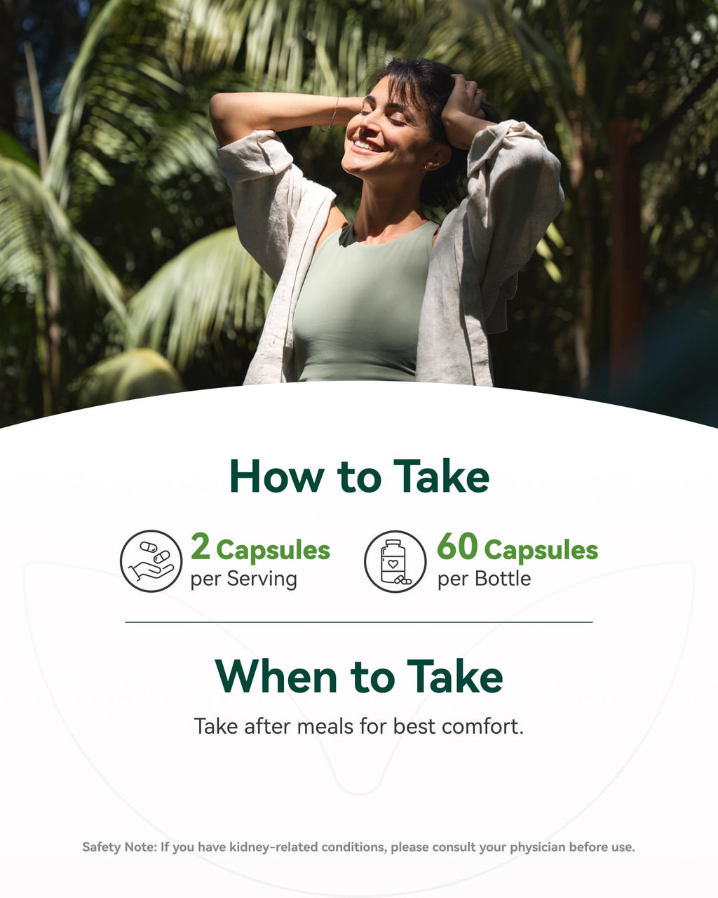 Moringa Capsules 1000mg 10:1 Moringa Leaf Extract 60 Count F5932
