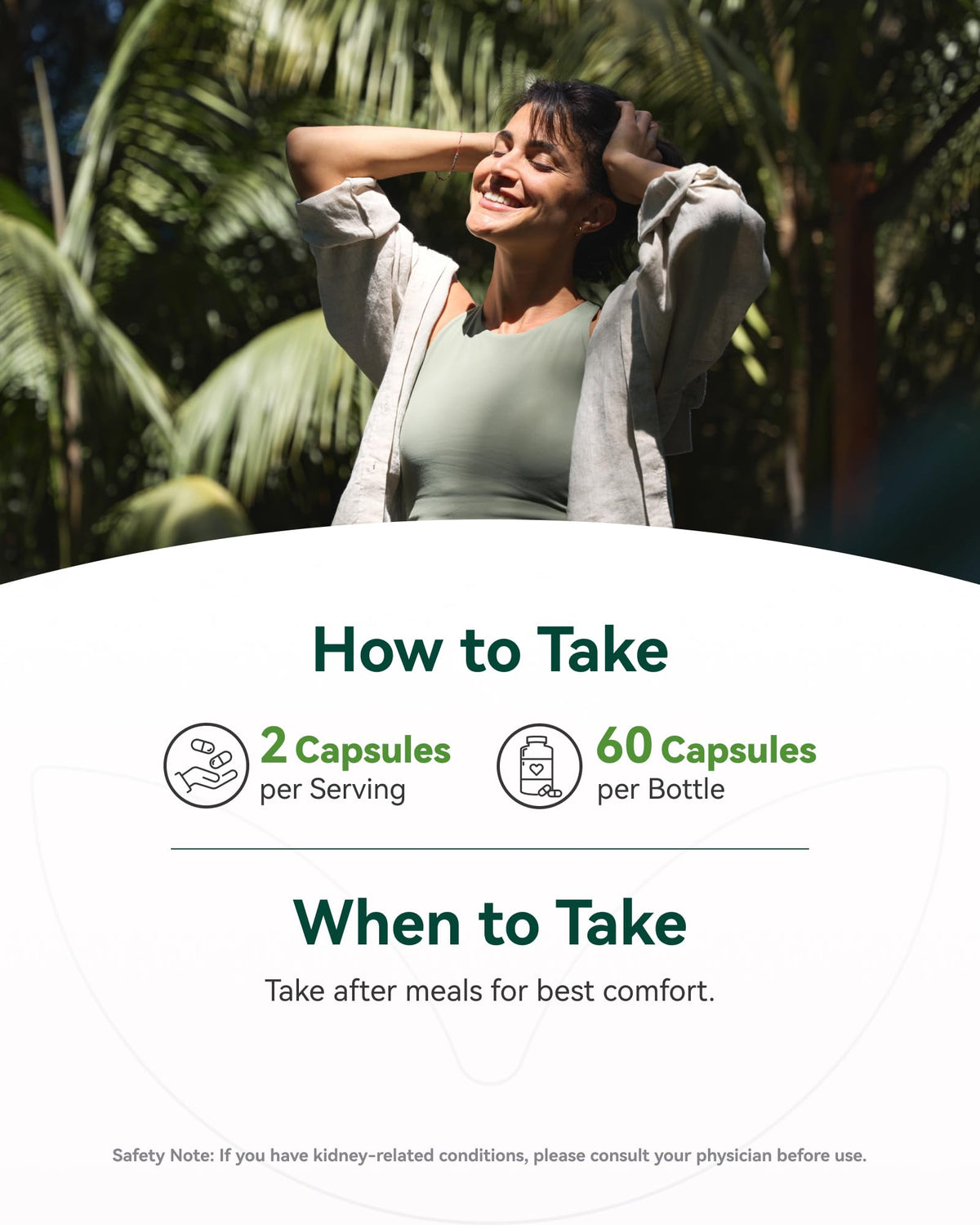 Moringa Capsules 1000mg 10:1 Moringa Leaf Extract 60 Count F5932