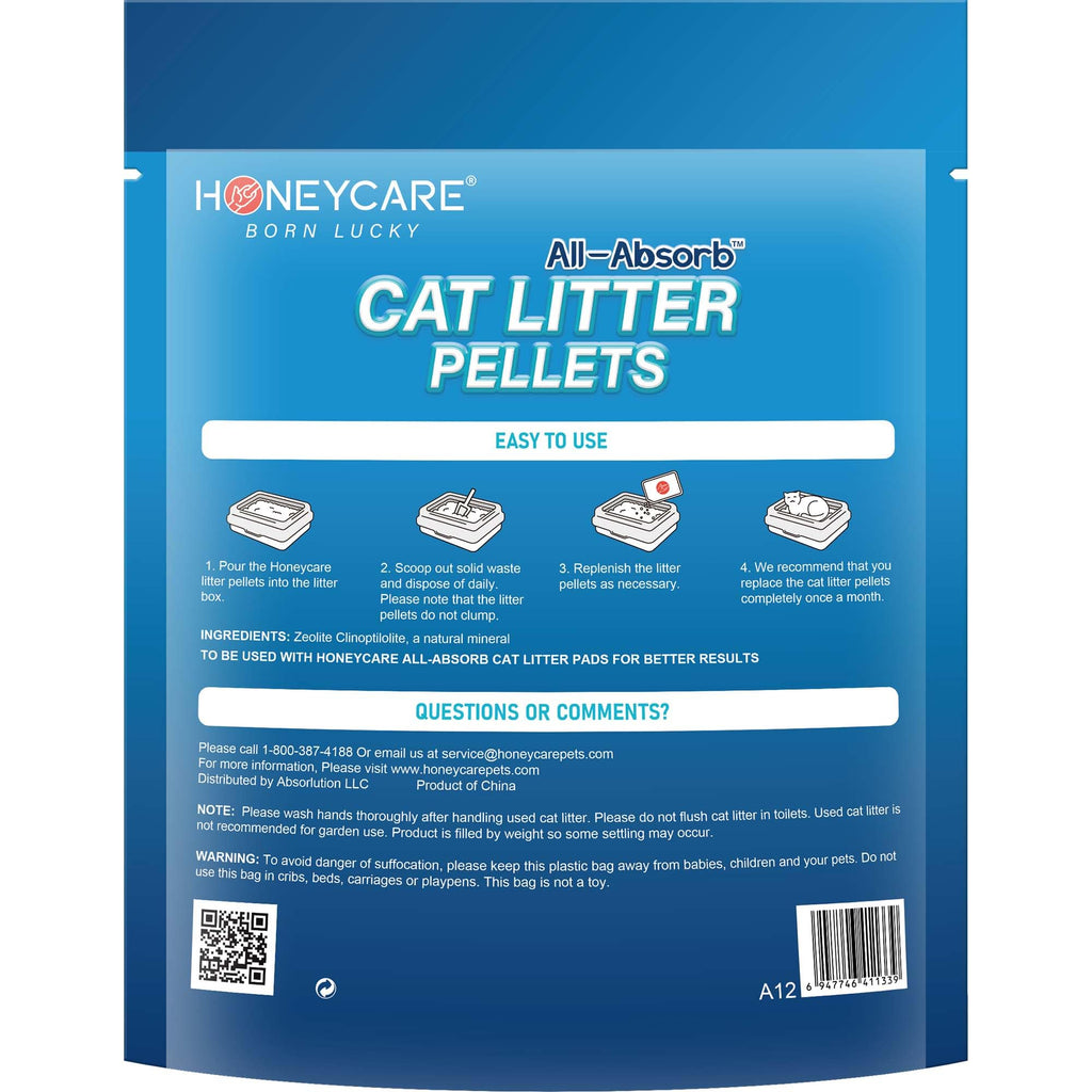 Cat Litter Pellets, Zeolite, 3.5 Lbs W6703