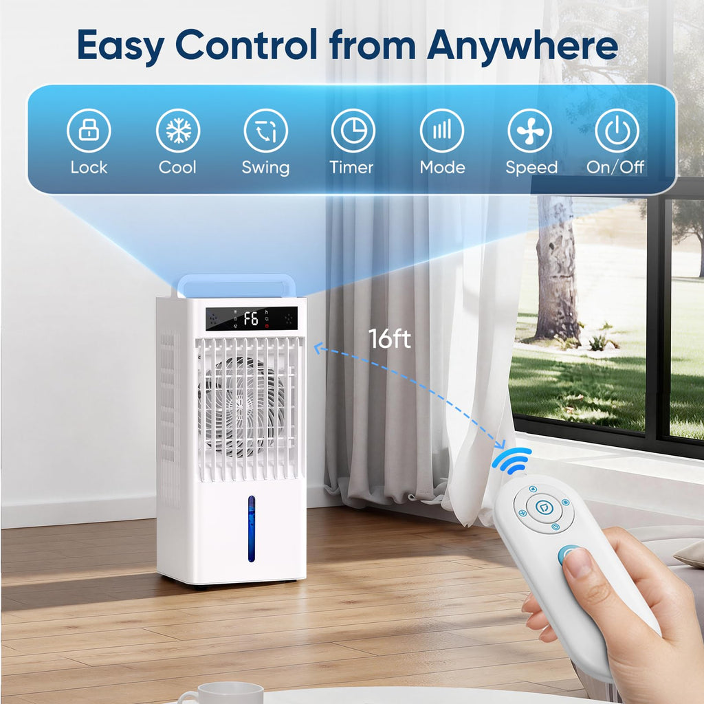 Portable 4-IN-1 Evaporative Air Cooler 3-Gal E348