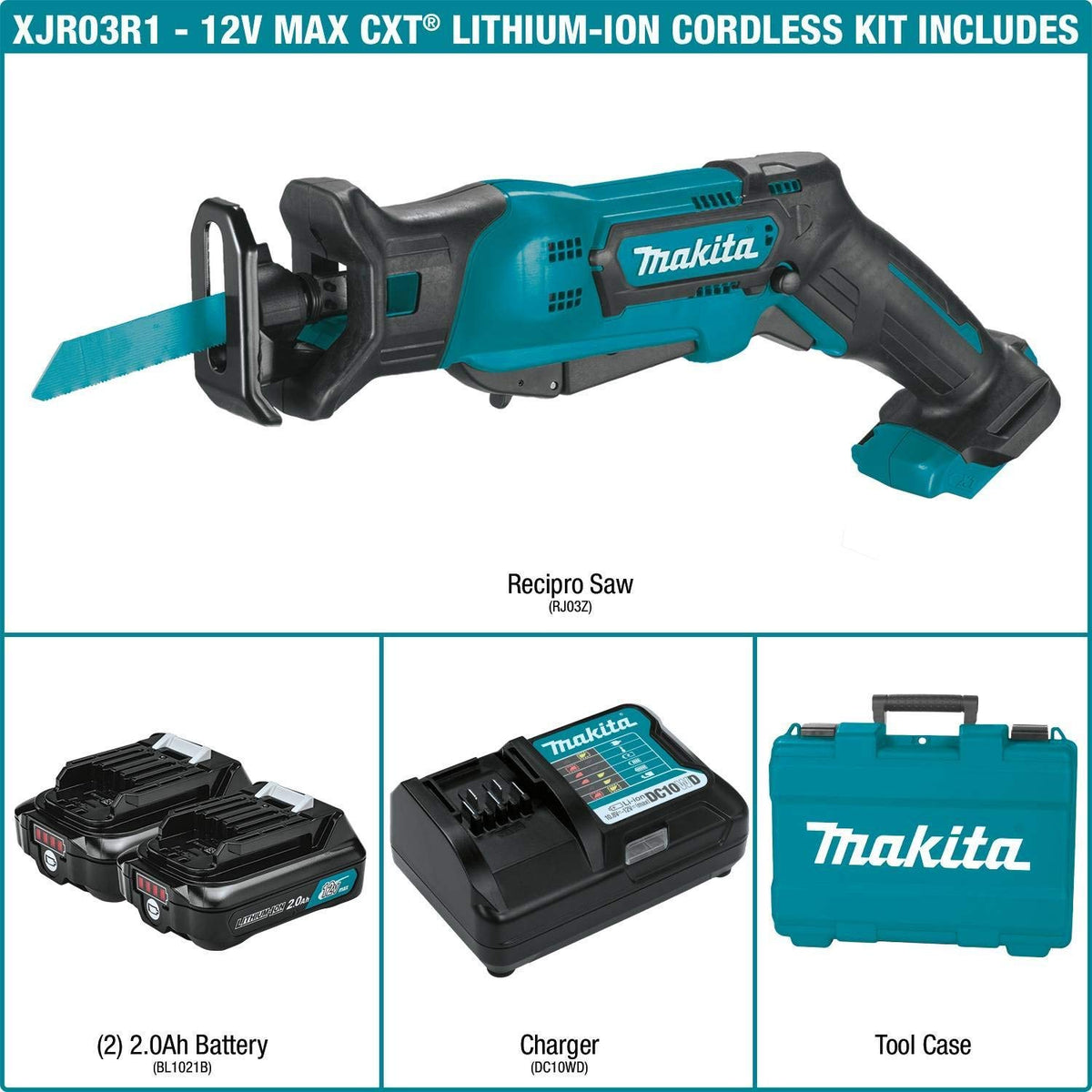 12V Cordless Lithium-Ion Reciprocating Saw Kit A703178