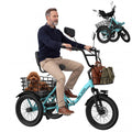 Folding Electric Tricycle 1000W 48V 18" Tire K841