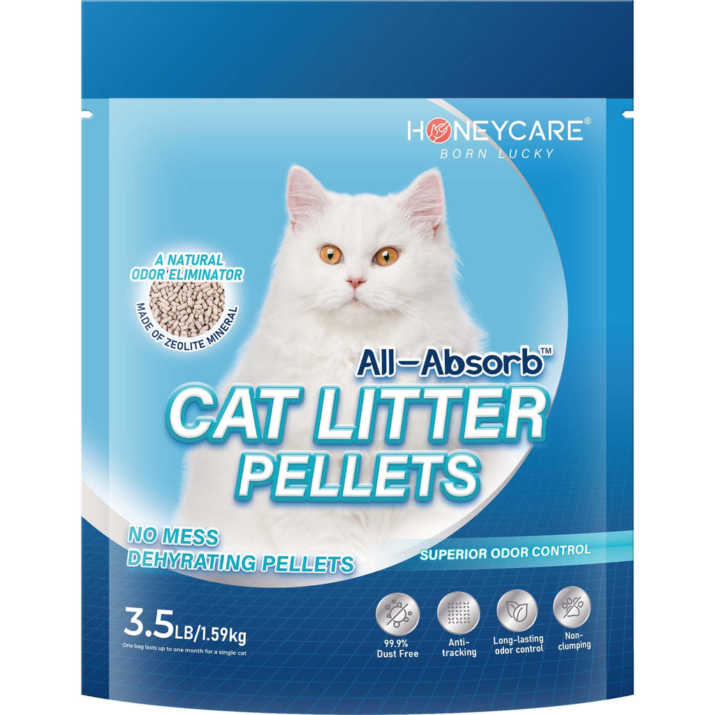 Cat Litter Pellets, Zeolite, 3.5 Lbs W6703