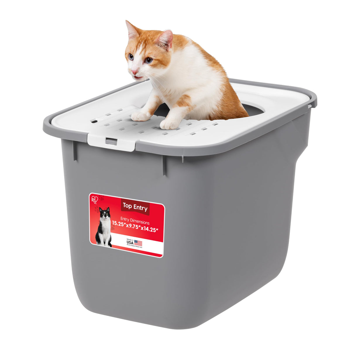 Large Top Entry Hooded Cat Litter Box F467