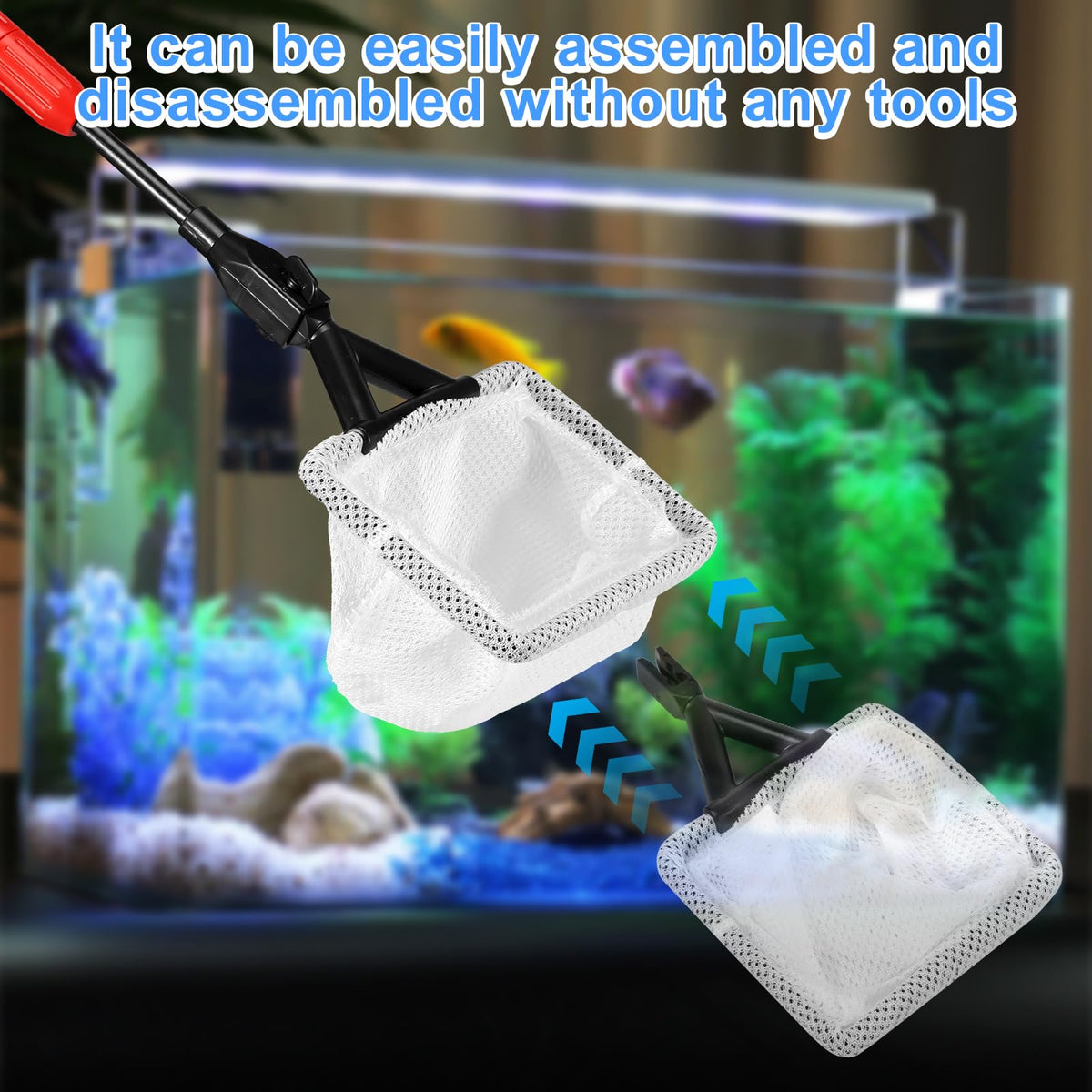 6 in 1 Aquarium Cleaning Kit with Adjustable Handle M31417