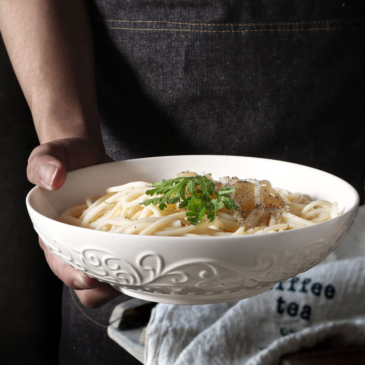 42oz Ceramic Ramen Bowl Set of 4 E79417