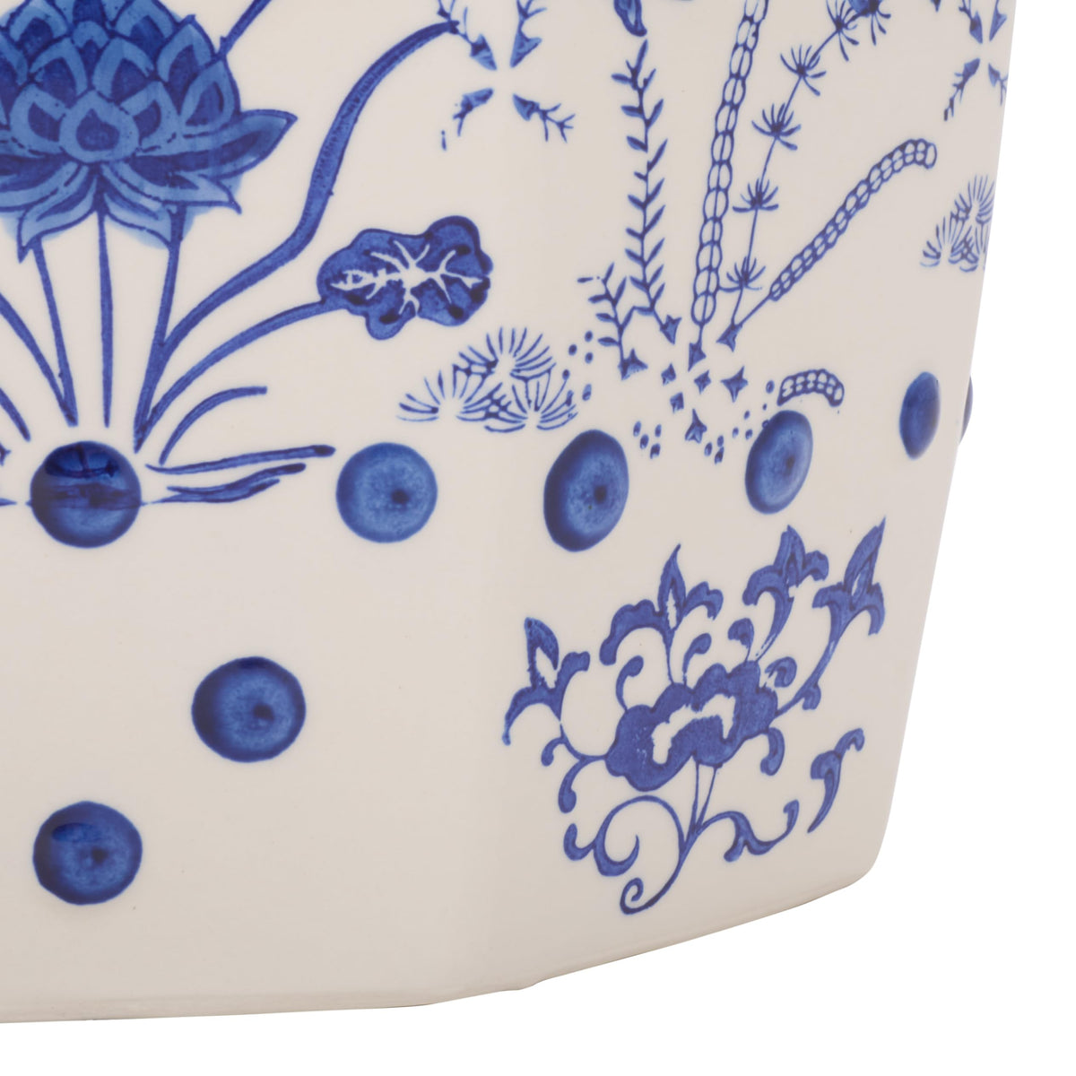 Blue Ceramic Garden Stool R327