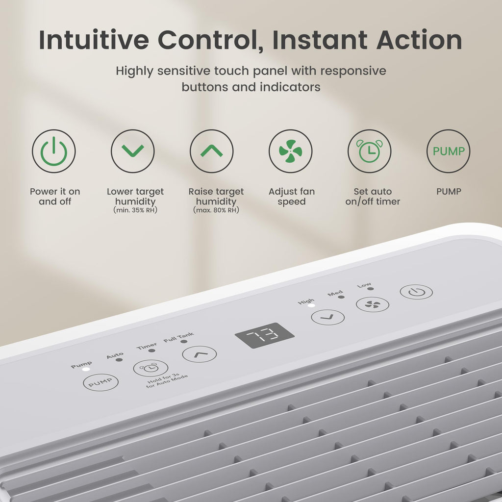 150 Pint Dehumidifier with Pump J40266