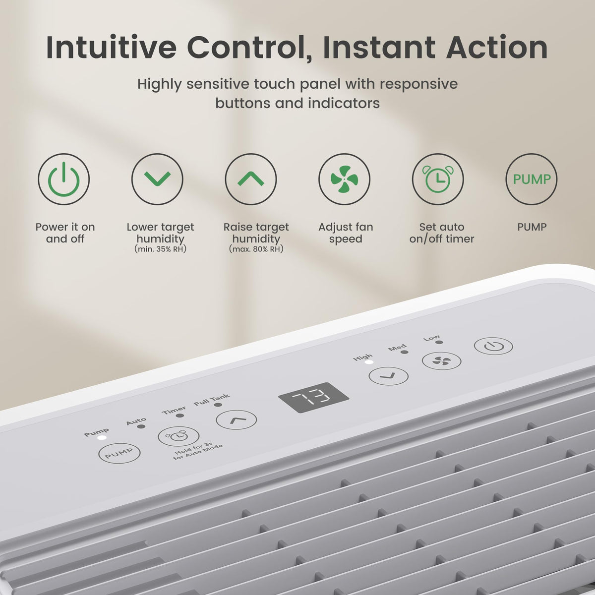 150 Pint Dehumidifier with Pump J40266