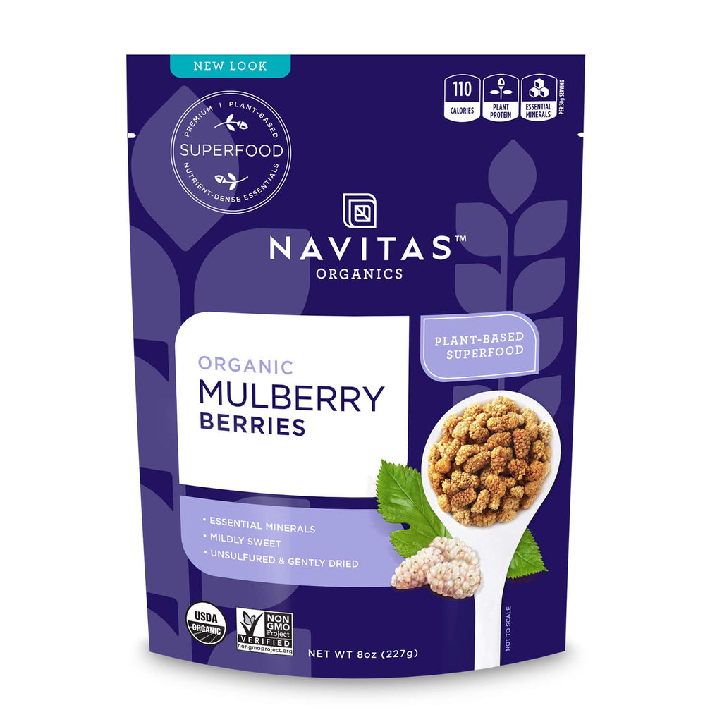 Organic Sun-Dried Mulberries 8 oz G64325