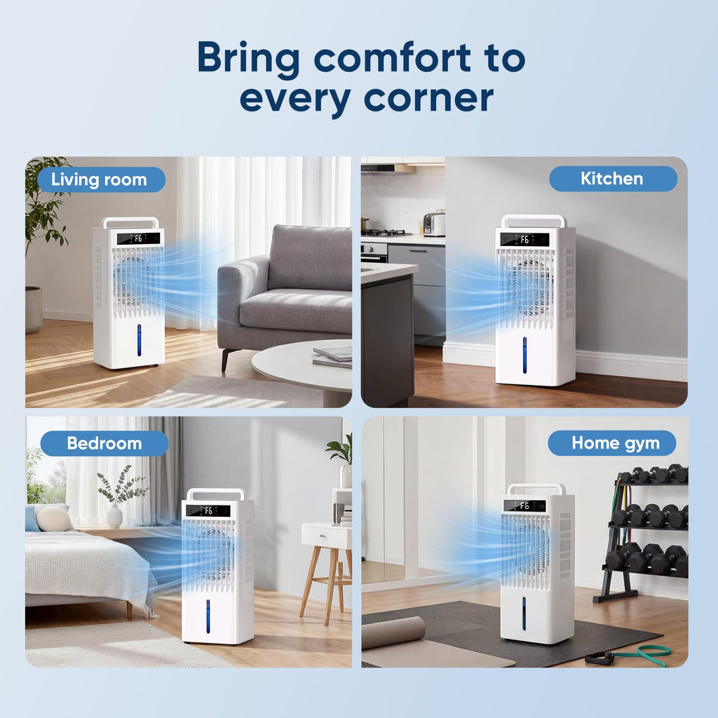 Portable 4-IN-1 Evaporative Air Cooler 3-Gal E348