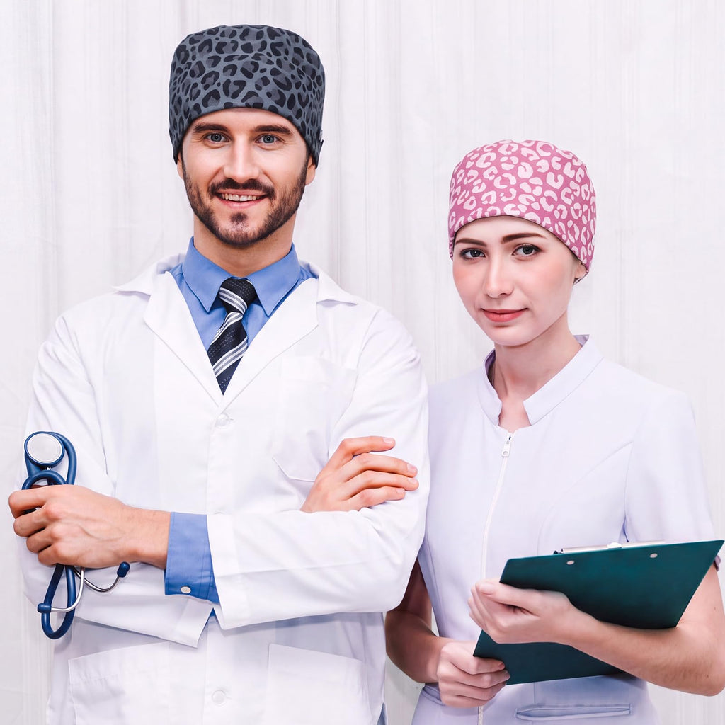 4 Pcs Nurse Scrub Caps F24329